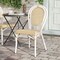 Flash Furniture Cannes Thonet French Bistro Stacking Chair, Natural PE Cane Rattan and White Aluminum Frame SDA-AD642110-1-NAT-WH-GG - alternate 7